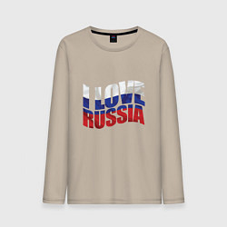 Мужской лонгслив Love - Russia
