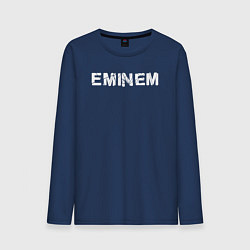 Лонгслив хлопковый мужской Eminem ЭМИНЕМ, цвет: тёмно-синий