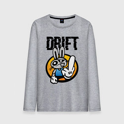 Мужской лонгслив Drift Hype Cool Hare