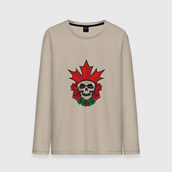 Мужской лонгслив Canada Skull