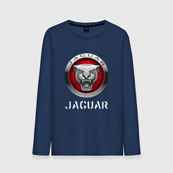 Лонгслив хлопковый мужской JAGUAR Jaguar, цвет: тёмно-синий