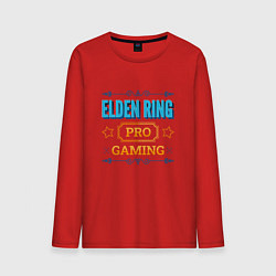 Лонгслив хлопковый мужской Игра Elden Ring PRO Gaming, цвет: красный