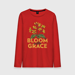 Мужской лонгслив Bloom with grace