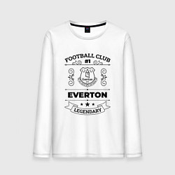 Мужской лонгслив Everton: Football Club Number 1 Legendary