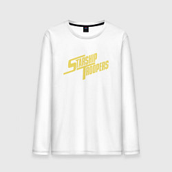 Лонгслив хлопковый мужской Starship Troopers Big Logo, цвет: белый