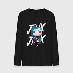 Лонгслив хлопковый мужской Funko pop Jinx, цвет: черный