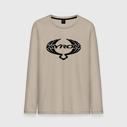 Лонгслив хлопковый мужской SsangYong Kyron, цвет: миндальный