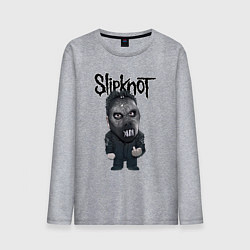 Лонгслив хлопковый мужской Седьмой Slipknot, цвет: меланж