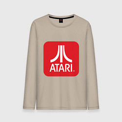 Мужской лонгслив Atari logo