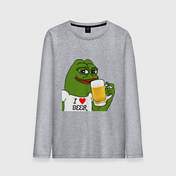 Мужской лонгслив Drink Pepe