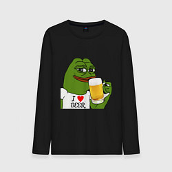 Мужской лонгслив Drink Pepe