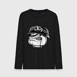 Мужской лонгслив Evil bulldog head