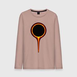 Лонгслив хлопковый мужской Dark Souls, цвет: пыльно-розовый