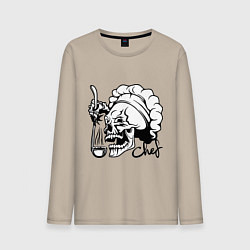 Мужской лонгслив Chef skull
