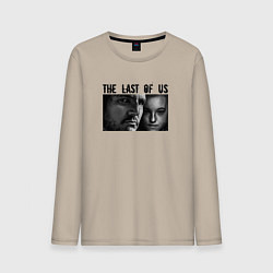 Лонгслив хлопковый мужской Joel and Ellie - The last of us, цвет: миндальный