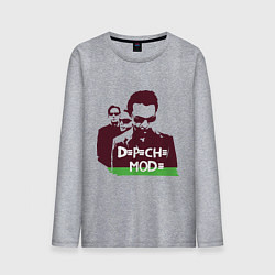 Лонгслив хлопковый мужской DM portrait, цвет: меланж