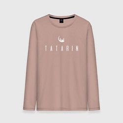 Лонгслив хлопковый мужской Tatarin, цвет: пыльно-розовый