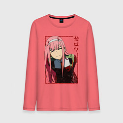 Мужской лонгслив Zero Two anime girl