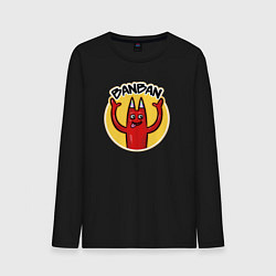 Лонгслив хлопковый мужской Banban, цвет: черный