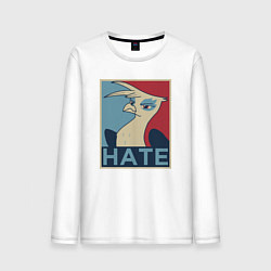 Мужской лонгслив Hate bird