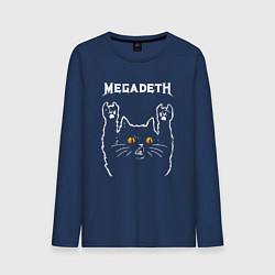 Мужской лонгслив Megadeth rock cat