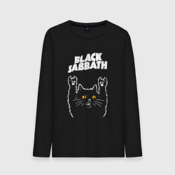 Мужской лонгслив Black Sabbath rock cat