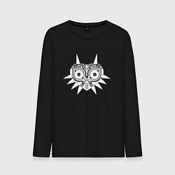 Лонгслив хлопковый мужской Легенды о Зельде - дух, цвет: черный