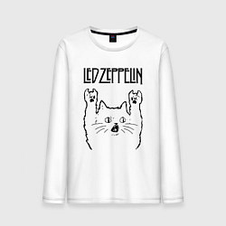 Мужской лонгслив Led Zeppelin - rock cat
