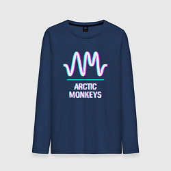 Мужской лонгслив Arctic Monkeys glitch rock