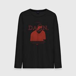 Лонгслив хлопковый мужской Kendrick Lamar DAMN album, цвет: черный