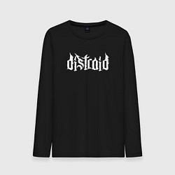 Лонгслив хлопковый мужской Логотип Distraid, цвет: черный