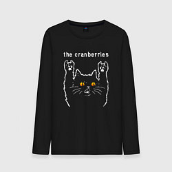 Мужской лонгслив The Cranberries rock cat