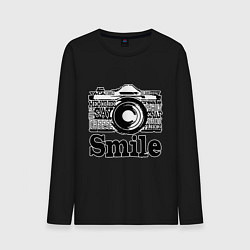 Мужской лонгслив Smile camera