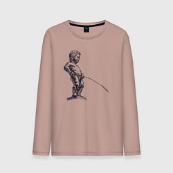 Мужской лонгслив Писающий мальчик