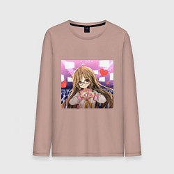 Мужской лонгслив Аниме тян