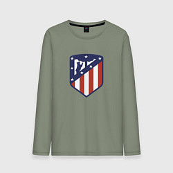 Лонгслив хлопковый мужской Atletico Madrid FC, цвет: авокадо