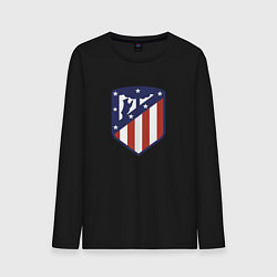 Лонгслив хлопковый мужской Atletico Madrid FC, цвет: черный