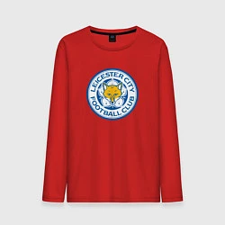 Лонгслив хлопковый мужской Leicester city fc, цвет: красный