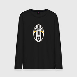 Лонгслив хлопковый мужской Juventus sport fc, цвет: черный