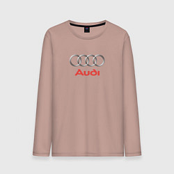 Мужской лонгслив Audi brend