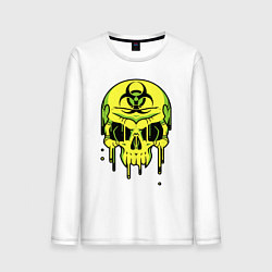 Мужской лонгслив Biohazard skull