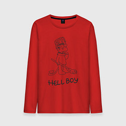 Мужской лонгслив Bart hellboy Lill Peep