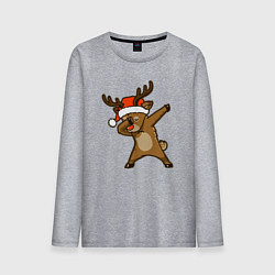 Мужской лонгслив Dabbing deer