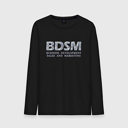 Мужской лонгслив BDSM - business development sales and marketing
