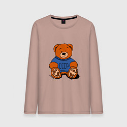 Мужской лонгслив Плюшевый мишка из СССР