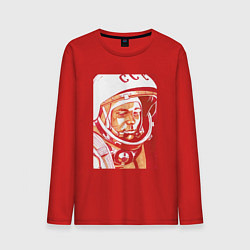 Мужской лонгслив Gagarin in red