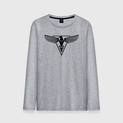 Лонгслив хлопковый мужской Red Alert: Союзники, цвет: меланж