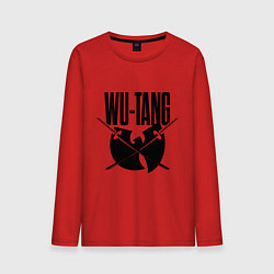 Лонгслив хлопковый мужской Wu tang catana, цвет: красный