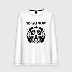 Мужской лонгслив System of a Down - rock panda