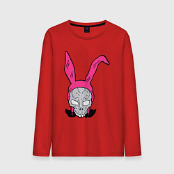 Лонгслив хлопковый мужской Pink Donnie Darko, цвет: красный